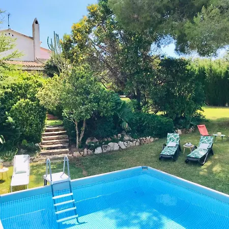 Casa Mediterranea Con Gran Jardin Y Piscina A 500 M De La Playa Villa