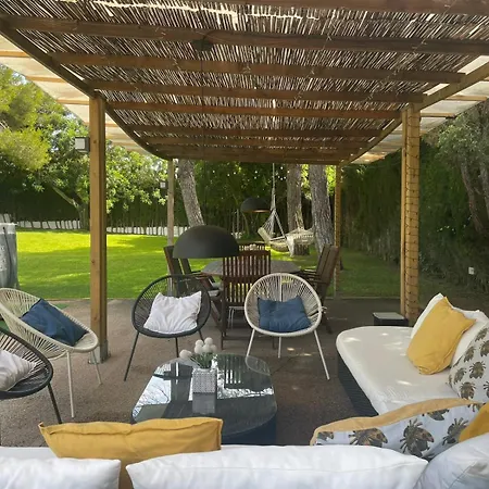 Casa Mediterranea Con Gran Jardin Y Piscina A 500 M De La Playa * Roda de Bera