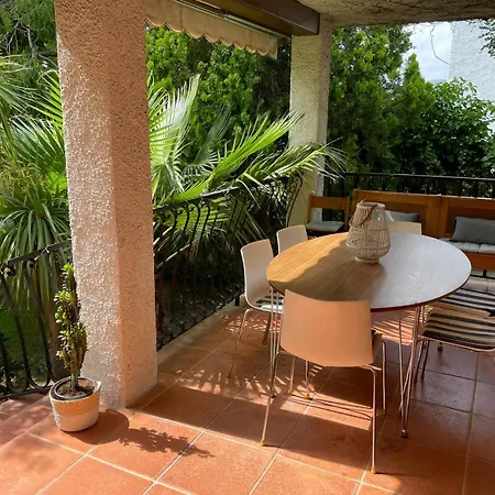 Casa Mediterranea Con Gran Jardin Y Piscina A 500 M De La Playa